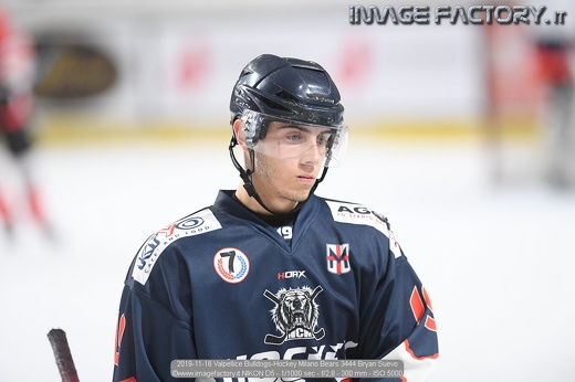 2019-11-16 Valpellice Bulldogs-Hockey Milano Bears 3444 Bryan Suevo